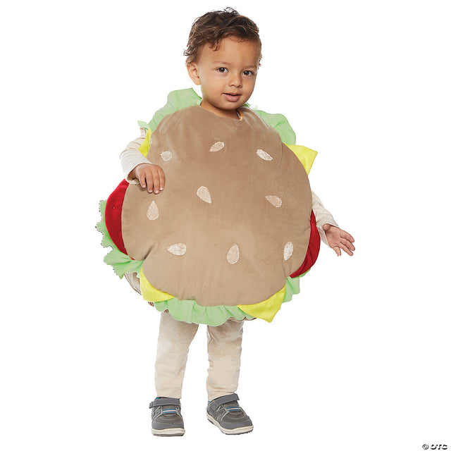 Toddler hamburger costume